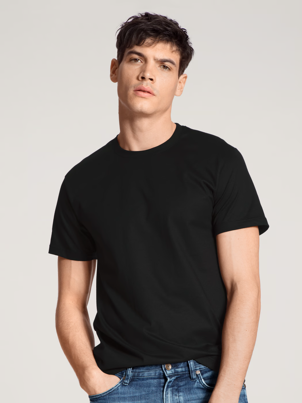 Calida Natural Benefit T-Shirt 2-Pack Black