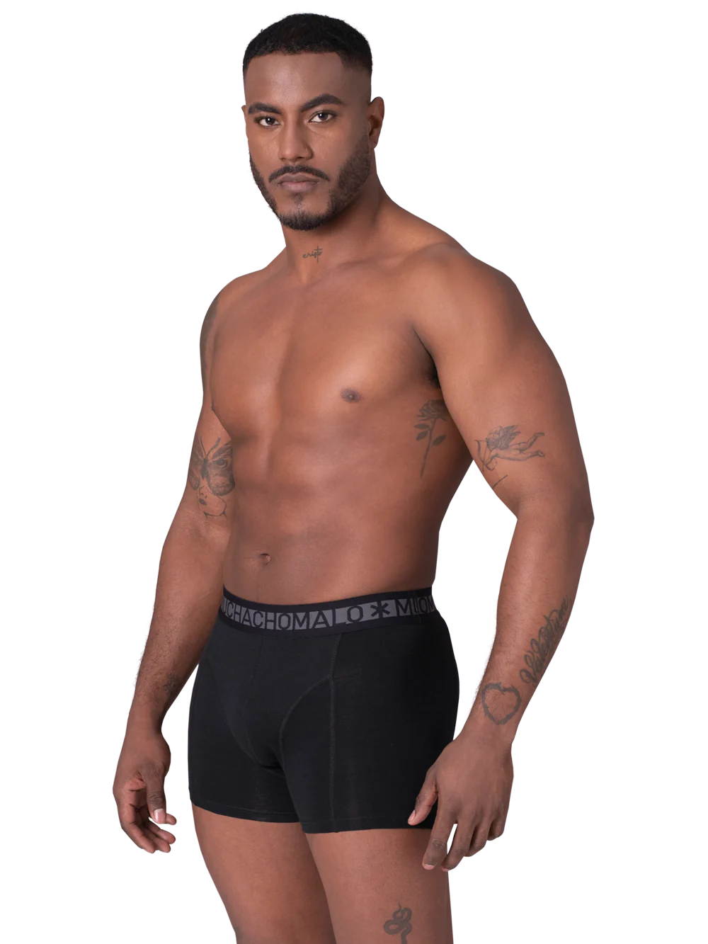 Muchachomalo Solid Boxer 2-pack Black/Blue