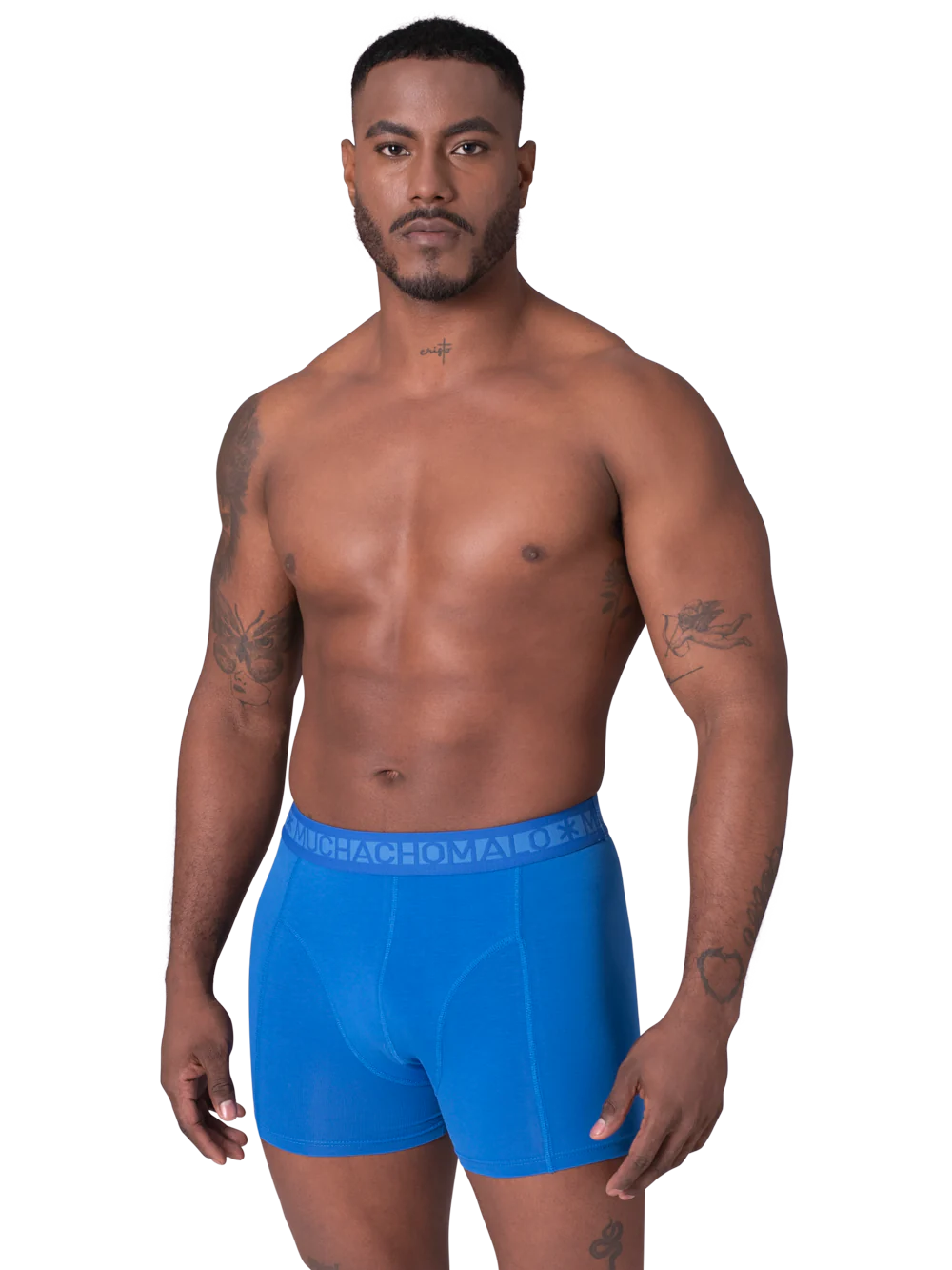Muchachomalo Solid Boxer 2-pack Black/Blue