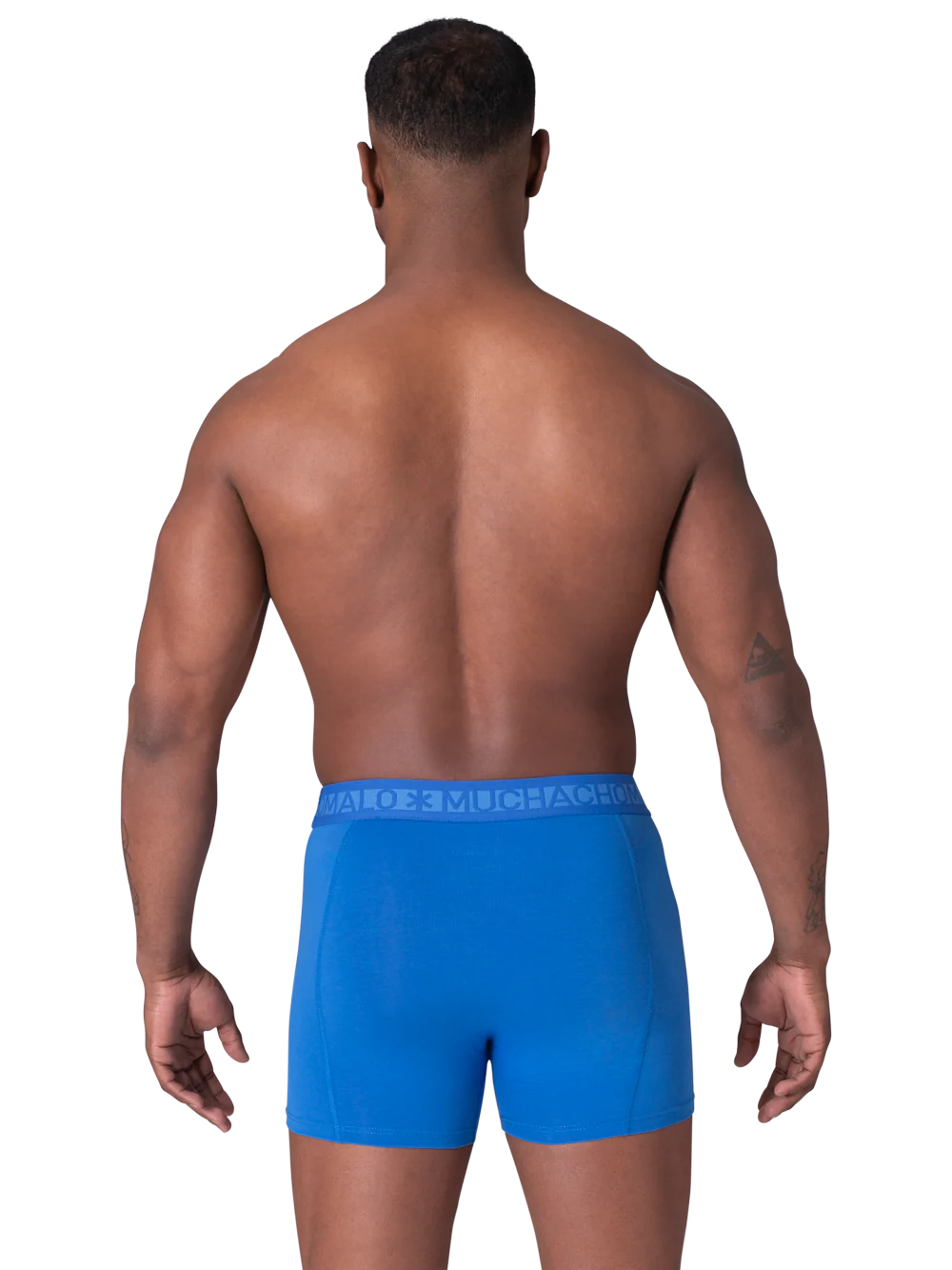 Muchachomalo Solid Boxer 2-pack Black/Blue