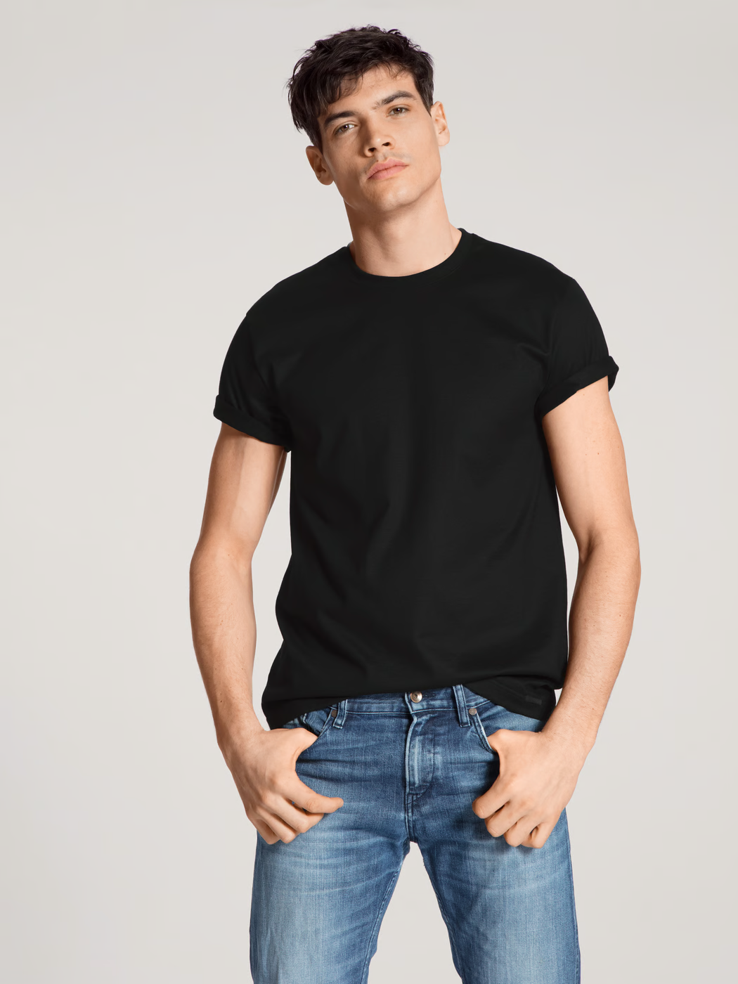 Calida Natural Benefit T-Shirt 2-Pack Black