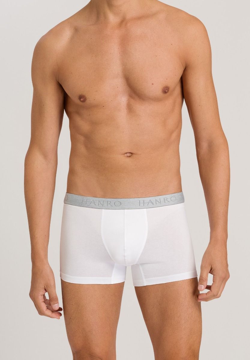 Hanro Cotton Essentials Boxer Briefs 2-Pack White