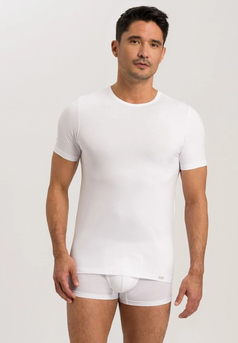 Hanro Cotton Essentials Shirt 2-pack White