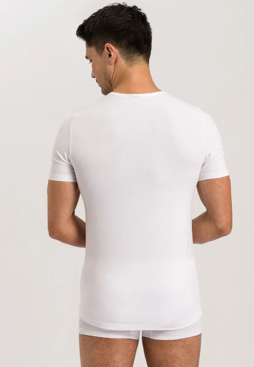 Hanro Cotton Essentials Shirt 2-pack White