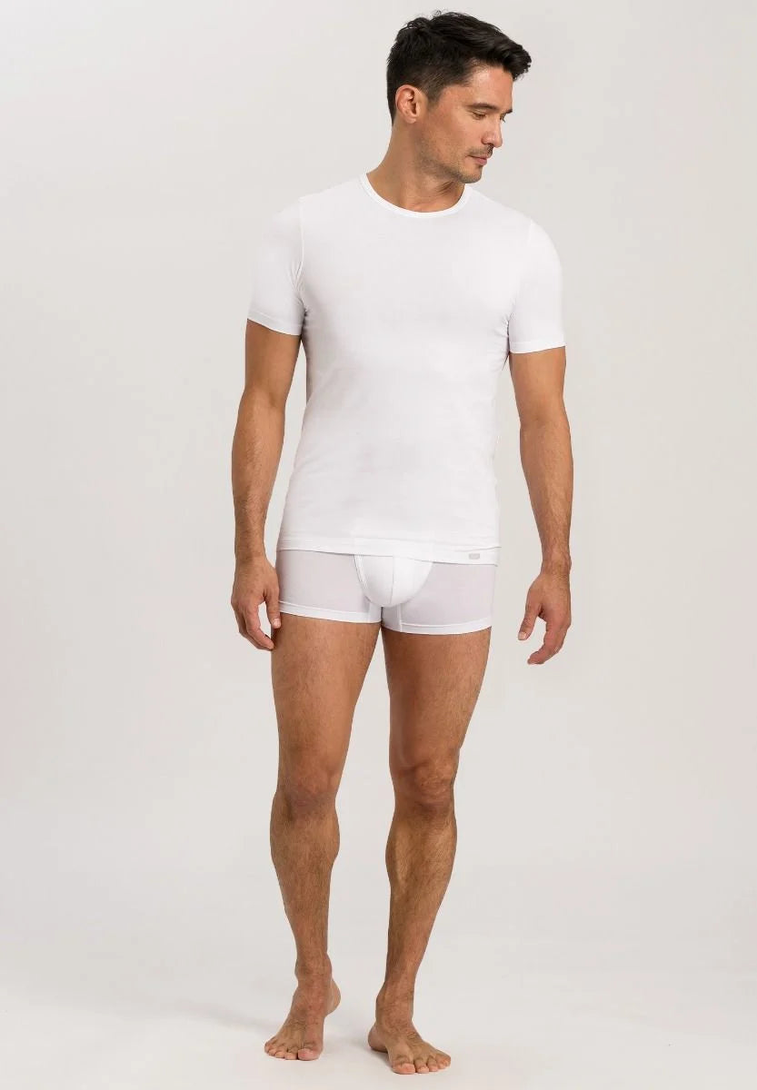 Hanro Cotton Essentials Shirt 2-pack White