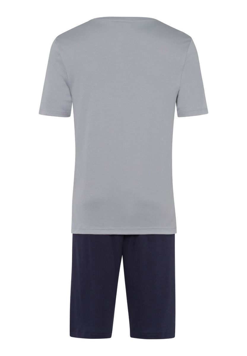 Hanro Night & Day Short Sleeve Short Pajama Mineral
