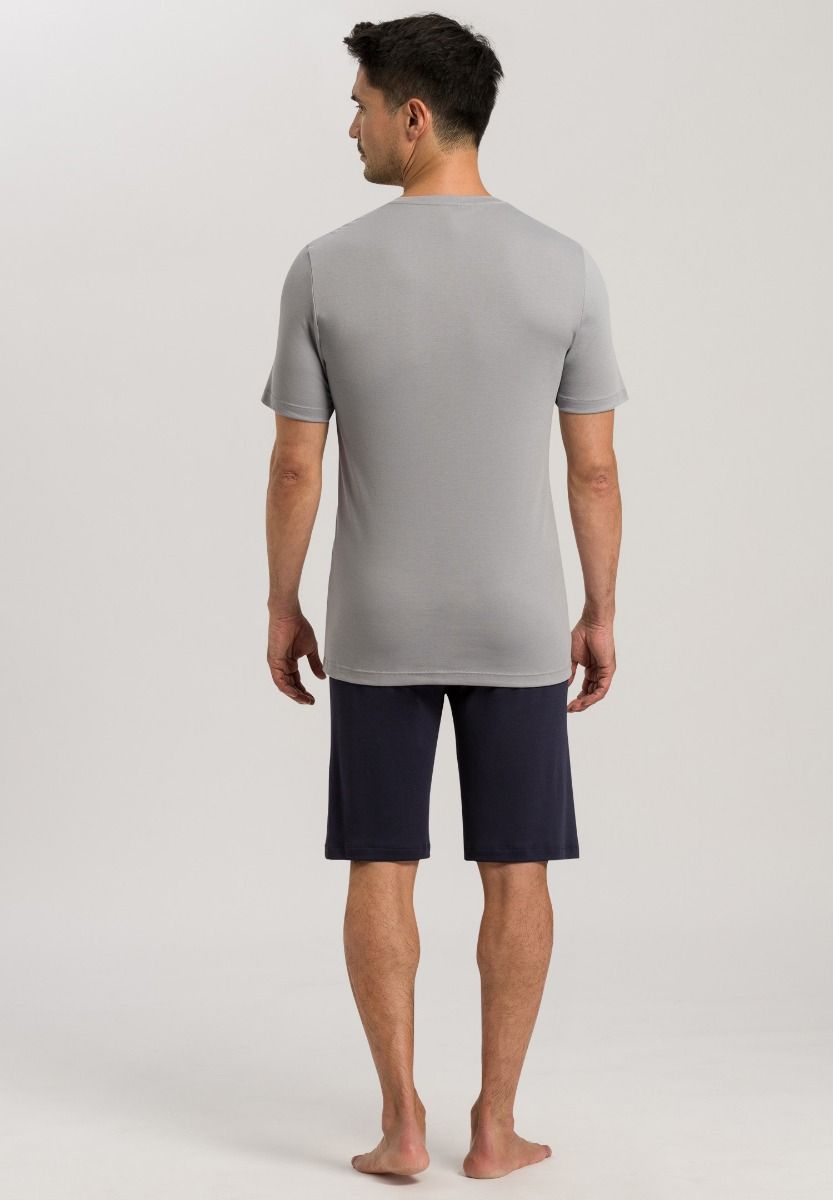 Hanro Night & Day Short Sleeve Short Pajama Mineral