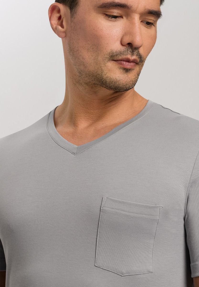 Hanro Night & Day Short Sleeve Short Pajama Mineral