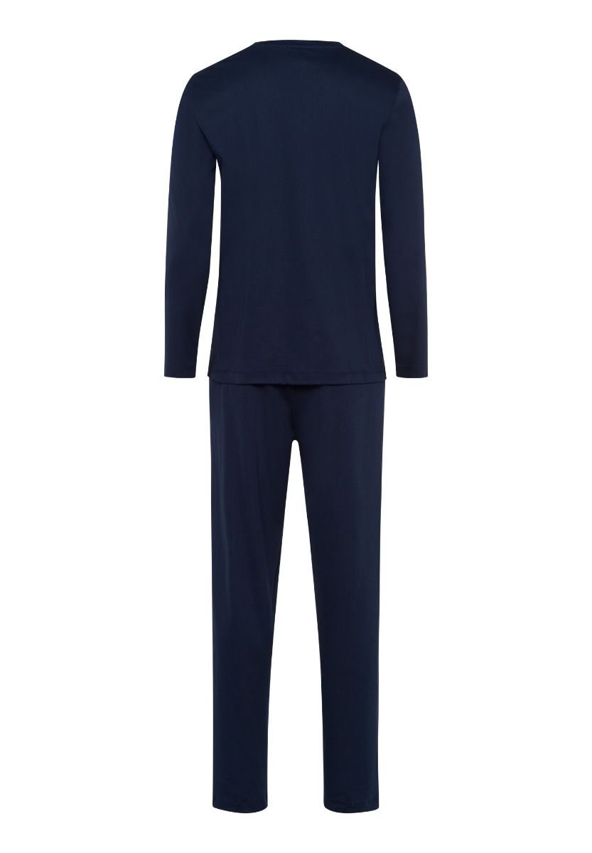 Hanro Night Selection Long sleeve pyjamas Deep Navy
