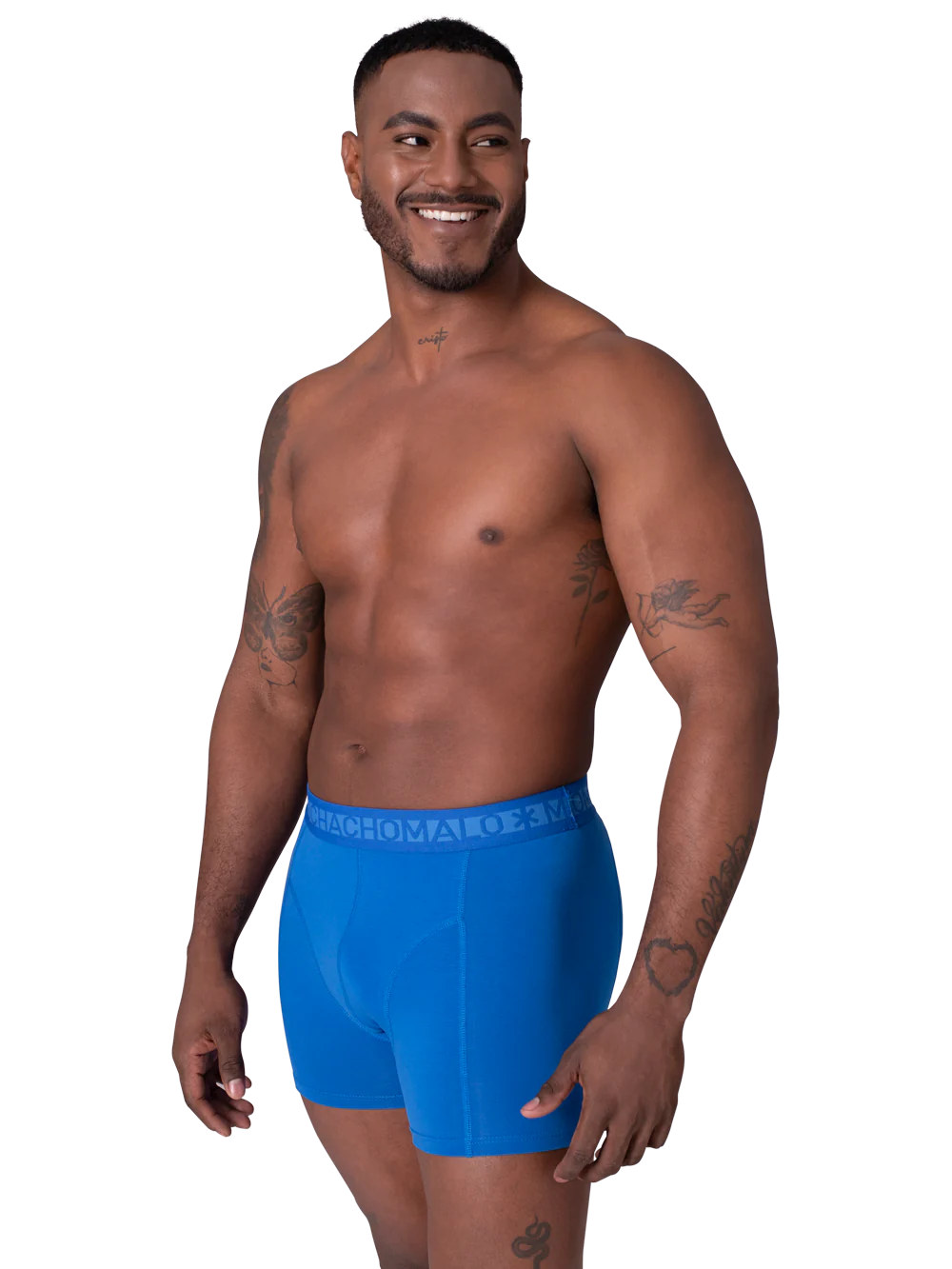 Muchachomalo Solid Boxer 2-pack Black/Blue