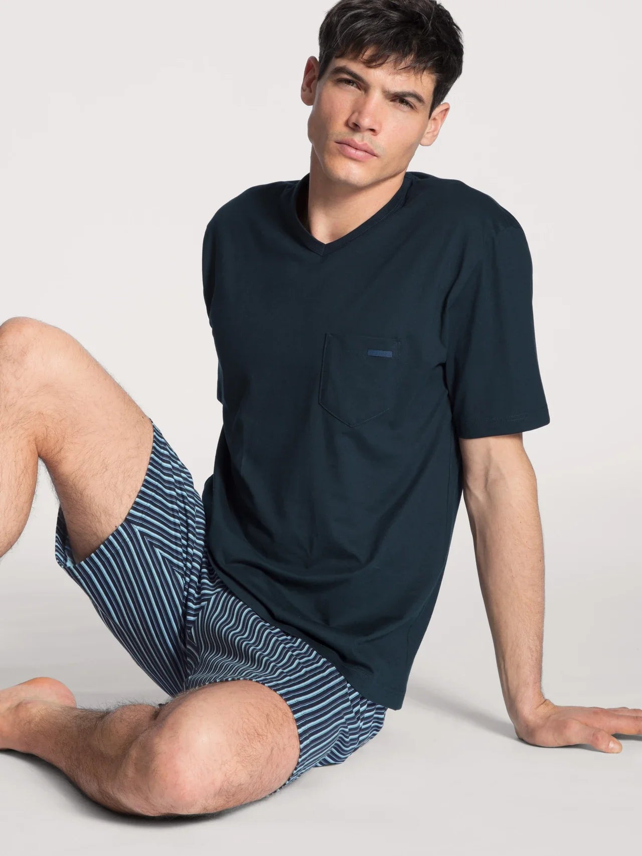 Calida Nightwear Basic Relax imprint Short Pyjama