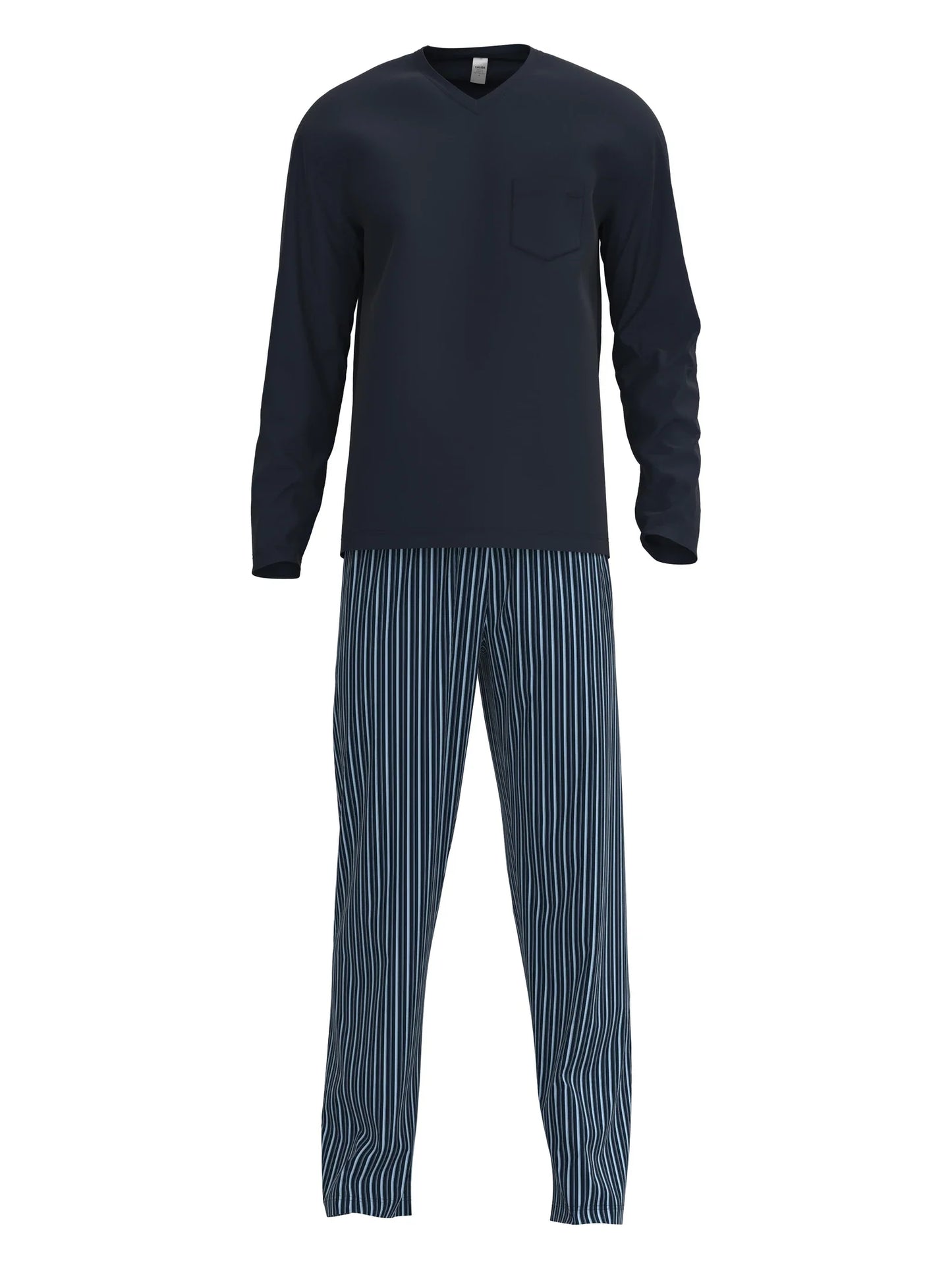 Calida Nightwear Basic Relax Imprint Pyjama Comfort Fit