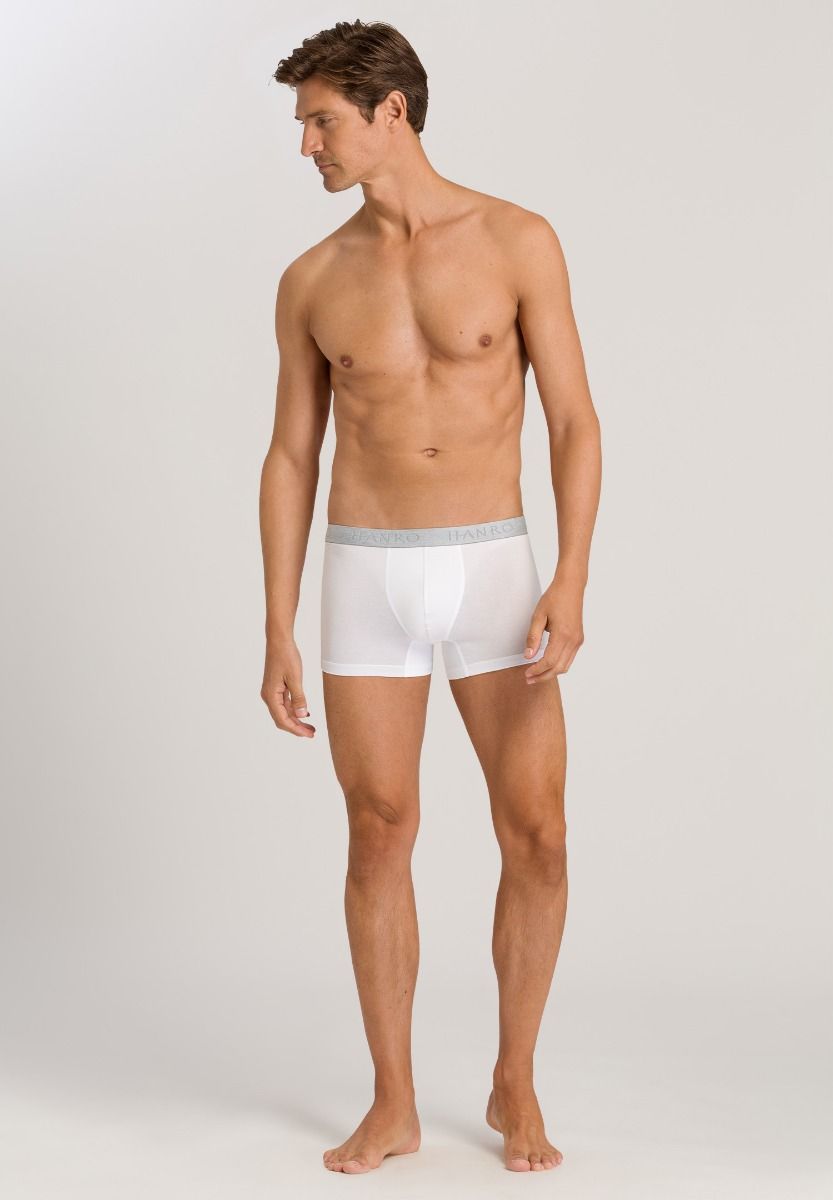 Hanro Cotton Essentials Boxer Briefs 2-Pack White